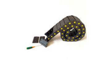 Factory wholesale black plastic cable drag chain R75 reinforced nylon drag chain1