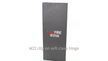 M22 soft close clip-on hinge
