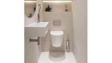 Sanitary Ware Wholesale new style low price Bathroom Ceramic Round Wall Hung smart ultraviolet rays Toilet1