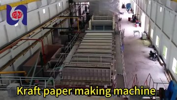 Waste Paper  Recycling Pulp Recycling Carton Box Kraft Paper Making Machine 1575mm Type1