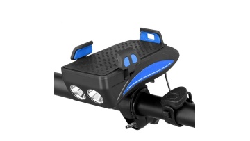 Hot Sell Bike Phone Mount USB Rechargeable Bike Light Set Adjustable Bicycle Holder Handlebar Bicycle Headlight With Horn1