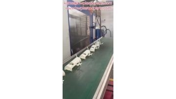 White plastic injection molded part