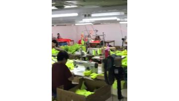 Production of safety protective clothing
