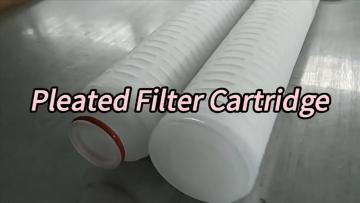 Pleated Water Filter Cartridge
