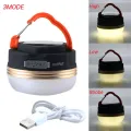 portable light LED Gold camping tent lantern USB rechargeable 300LM3W Magnetic LED Lamp Outdoor Light LED Flexible Tent Lantern
