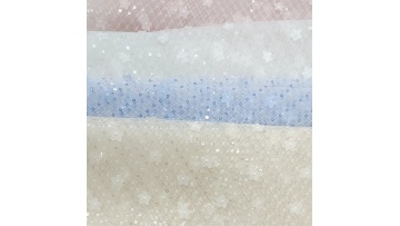 High Quality luxury tulle lace fabric embroidered tulle fabric with sequins handmade fabric flowers on dresses for girl dress1