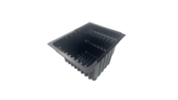 Thermoformed black blister packaging box for medical test tubes1