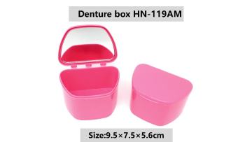 Hot-Selling in Europe Dental Orthodontic Retainer Denture Mouthduard Box with Various Colors1