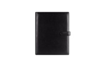 Premium Black Leather A5 Planner Cover with Custom Notebook Journal1