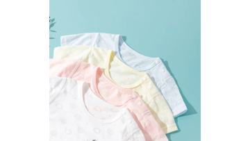 Baby thin ice silk short-sleeved T-shirt