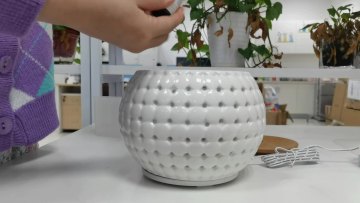 New humidifier essential oil aroma diffuser household indoor ceramic fragrance diffuser ultrasonic atomizing humidifier1