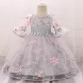 Summer Newborn 1st Year Birthday Baby Girls Dress Lace Princess Flower Dresses For Baby Bridesmaid Dresses for Kids Vestidos