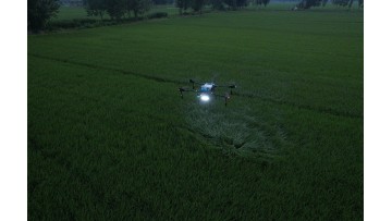 Drone night operation video