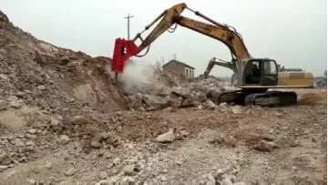 20ton Box Silenced Side Top Type Demolition Stone Rock Hydraulic Breaker Hammer for Excavator1