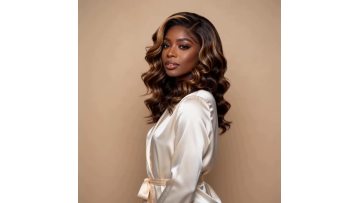 10 Inch 13x4 HD Lace Frontal Deep Wave 150% Density 4/27 Piano Balayage Glueless Wig