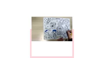 silicone coloring drawing mat MFZ-I010