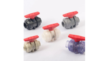 DIN Standard High Performance Sanking Lvory PVC/PPH/PVDF/PVA Ball Valve for Industrial1