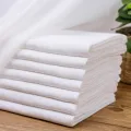 Double layer Pure cotton white gauze cloth Baby saliva towel diaper cotton fabric Food grademedical fabric wholesale 100% Cotton