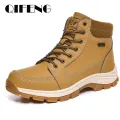 2020 Hot Style Men Hiking Shoes Winter Outdoor Walking Shoes Casual Sport Ankle Boots Climbing Sneakers warm fur Snow Boot man