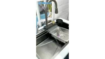 waterfall kitchen sink