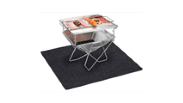 grease, oil and spills absorbent BBQ grill mat1