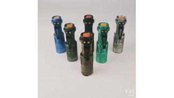 3 Modes SK68 14500 Element 3 Watt Rechargeable Red Zoom Aluminum Mini Led Flashing Pocket Clip Mini Torch Light1