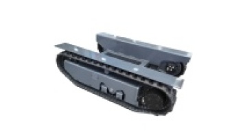 Customized rubber track undercarriage for fire fighting and loading transportation equipment crawler chassis with hydraulic1