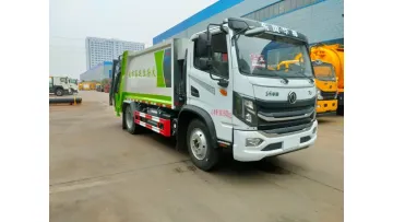 Sturdy & Durable Dongfeng 4X2 12cbm Swing Arm Squeeze Refuse Truck1