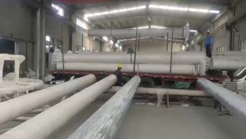 6m galvanized steel lighting poles