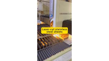 Stainless steel plate cutting