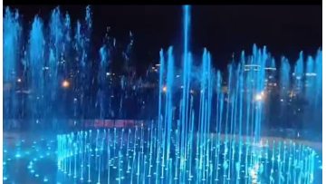 Laser music square music dry spray