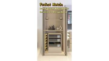 Drawer System × Pocket Door — designed for modern homes that need style + function