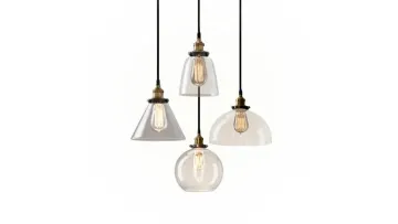 Stylish E27 Glass Bubble LED Pendant Light for Modern Homes1