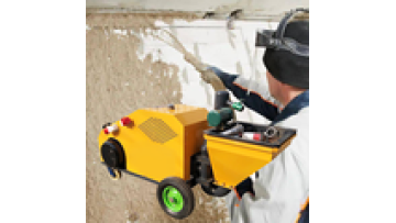 Electric and Diesel Plaster Spraying Machine for Cement Mortar1