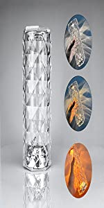 3Colors crystal lamp