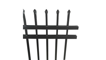 high security Iron and art zinc steel fence for  garden &house decorative1