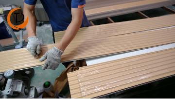 wpc fluted wall panel interior 