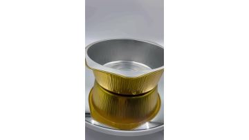 Gold Round Aluminium Foil Container2