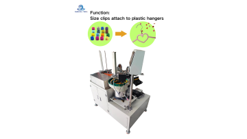 White hanger making machine