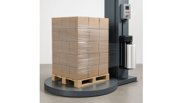 Machine Stretch Film in Action