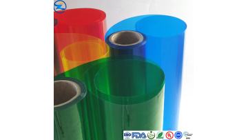 Glossy Clear Colored PVC Pharmaceutical Blistering