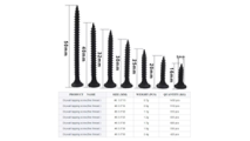 Direct Factory All Models Black Phosphate Screws Tornillo Vida Csavar Vis Parafuso1