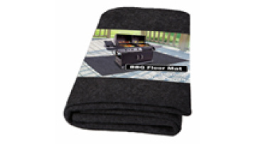 100% polyester non woven PVC floor BBQ grill fireplace carpet mats1