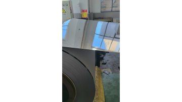 Stainless steel complete roll mirror finish No. 4
