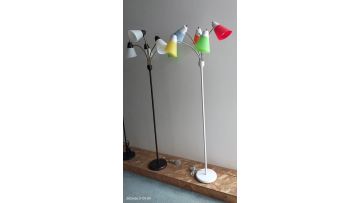 Floor lamp plastic lampshade with 5 heads