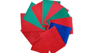 PVC Rolling Mat  Rubber Mat Round Garage Mat Door Carpet1