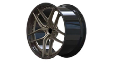 5X130 Satin Bronze Alloy Wheels - Carbon Fibre Forged Wheels for Porsche 992 GT3 Turbo S & Ferrari SF90 Spider1