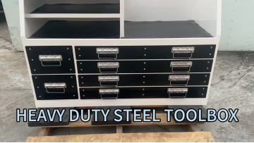 steel tool box with 6 drawers