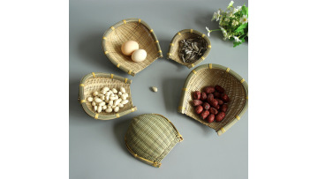 Handwoven Bamboo Colander Basket