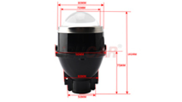 WEIXIN M612 Bi-LED Laser Projector Lens for Car Headlights (6000K)1